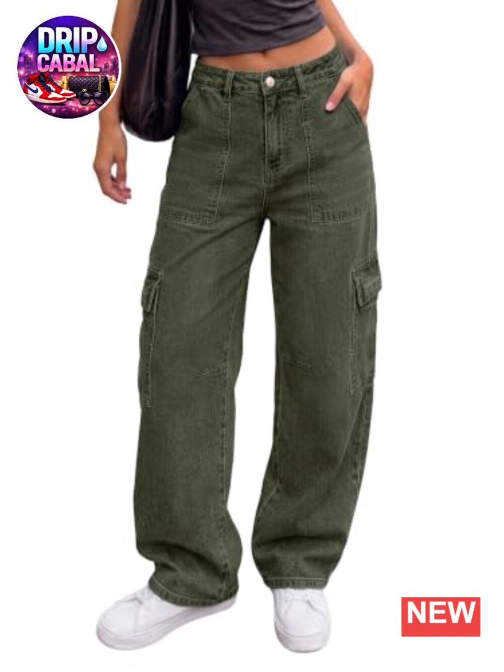 Wide Leg Baggy Denim Jeans Women Y2K Barrel Pants Mid Rise Zip